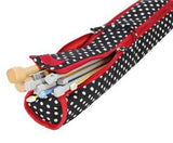 Storage 006111 Spots Crochet And Knitting Needle Holder Bag By Birch - Casz's Country Craft's