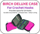 Deluxe Storage Case For Crochet Hooks Birch Product Number 009151 - Casz's Country Craft's