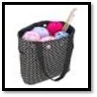 Storage 006113 Spots Crochet And Knitting Tote By Birch - Casz's Country Craft's