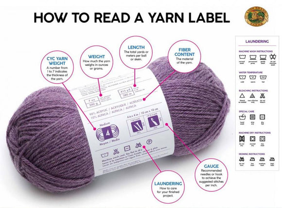 How To Understand Yarn Labels