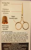 Triumph Gold Rose Scissors Crochet & Knitting Notion - Casz's Country Craft's 