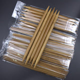 Bamboo 20 cm Long Double Pointed DPNs Knitting Needles Assorted Sizes - Casz's Country Craft's 