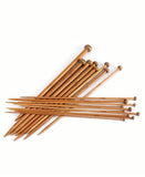 Bamboo 25 cm (L) Single Point Bamboo Knitting Needle Set - Casz's Country Craft's 