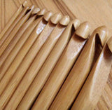 12 Piece Bamboo Crochet Hook Set - Casz's Country Craft's 