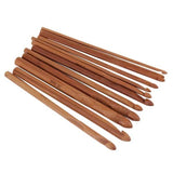 12 Piece Bamboo Crochet Hook Set - Casz's Country Craft's 