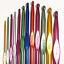 12 Piece Chromatic Coloured Aluminum Crochet Hook Set AU Stock - Casz's Country Craft's 