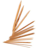 Bamboo 20 cm Long Double Pointed DPNs Knitting Needles Assorted Sizes - Casz's Country Craft's 