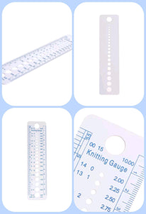 Single Pack - Knitting Gauge Ruler - Casz's Country Craft's 