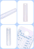 Twin  Pack - Knitting Accessory Gauge Ruler - Casz's Country Craft's 