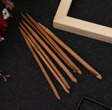 Seven Piece Wooden Bearded Crochet Hook Set By Knit Pro - Casz's Country Craft's 