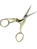 Victorinox Stork Embroidery Scissors Gold plated 12cm (4 ½”) 8104012 - Casz's Country Craft's 