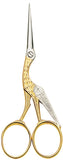 Victorinox Stork Embroidery Scissors Gold plated 12cm (4 ½”) 8104012 - Casz's Country Craft's 