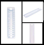 Twin  Pack - Knitting Accessory Gauge Ruler - Casz's Country Craft's 