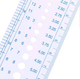 Twin  Pack - Knitting Accessory Gauge Ruler - Casz's Country Craft's 