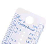 Twin  Pack - Knitting Accessory Gauge Ruler - Casz's Country Craft's 