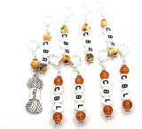 Handmade Notion Cableing Progress Stitch Marker Set - Casz's Country Craft's 