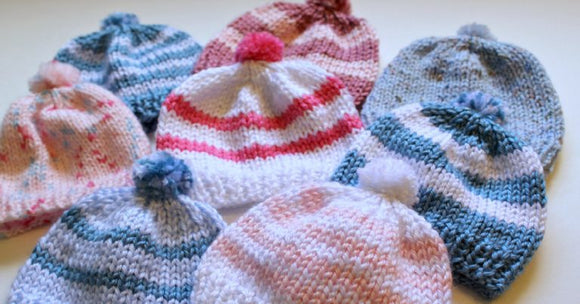 Vintage Newborn Beanie Pattern