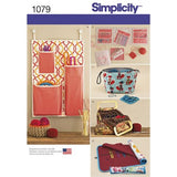 Simplicity 1079 Crochet, Sewing & Knitting Storage Accessory Patterns - Casz's Country Craft's 